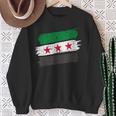 Syria Flag Syria Flag Sweatshirt Geschenke für alte Frauen