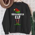 Tattooed Elf Partner Look Elves Family Outfit Christmas Sweatshirt Geschenke für alte Frauen