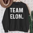 Team Elon Name Sweatshirt Geschenke für alte Frauen