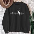 Tennis Player Tennis Racket Tennis Heartbeat Sweatshirt Geschenke für alte Frauen