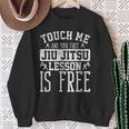 Tócame Tu Primera Lección De Jiu Jitsu Arte Marcial Camisa de entrenamiento Regalos para ancianas