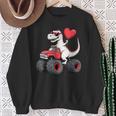 Trex Dinosaur Valentines Day For Boys Toddler Sweatshirt Gifts for Old Women