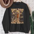 Tung Tung Tung Sahur Baseball Bat Italian Brainrot Sweatshirt Gifts for Old Women