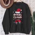 Uncle Claus Christmas Family Partner Look Santa Claus Sweatshirt Geschenke für alte Frauen