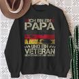 Veteran Father's Day Oak Leaves Soldier And Dad Sweatshirt Geschenke für alte Frauen