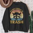 Vintage Raccoon Lovers Sweatshirt - Fun Design for Casual Wear Gifts for Old Women