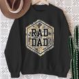 Vintage Rad Camo Dad Daddy Papa Happy Father's Day For Men Sweatshirt Gifts for Old Women