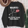 Warte Du Hast Waserloren Lustiger Spruch Sweatshirt Geschenke für alte Frauen