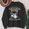 Warum Ich Drums Spiele Drummer Sweatshirt Geschenke für alte Frauen