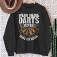 Wenn Meine Darts Rufen Muss Gehen Dartspieler Sweatshirt Geschenke für alte Frauen