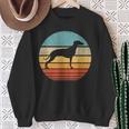 Whippet Retrointage 60S 70S Sunset Snap Perro Amantes Hombres Camisa de entrenamiento Regalos para ancianas