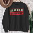 Word Denglish Sarcasm Humour Irony Sweatshirt Geschenke für alte Frauen