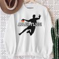 Adler Flieg Handball Fan Outfit Gray Sweatshirt Geschenke für alte Frauen