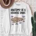 Anatomy Of A Hognose Snake Owner Hognose Snake Lover Sweatshirt Gifts for Old Women