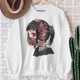 Anime Manga Gráfico Ojos Rojos Arte Anime Camisa de entrenamiento Regalos para ancianas
