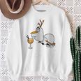 Aperolaf Spritz Club Aperollin Fun Aperölchen Spritz Gray Sweatshirt Geschenke für alte Frauen