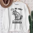 Ask Me About My Explosive Diarrhea Racoon Sweatshirt Gifts for Old Women