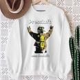 Back Print Breathing Protection Equipment Carrier Fire Brigade S Sweatshirt Geschenke für alte Frauen