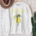 Blood Group Pina Colada Bartender Sweatshirt Geschenke für alte Frauen