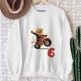 Children's 6Th Birthday Aus Dem Weg Ich Bin Schon 6 Years Motorcycle Sweatshirt Geschenke für alte Frauen