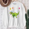 Children's Geburtstags 6 Jahre Junge Dinosaurier Dino Ich Bin 6 Sweatshirt Geschenke für alte Frauen