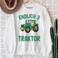 Children's Tractor Boys 3 Years 3Rd Birthday Boys Tractor Sweatshirt Geschenke für alte Frauen