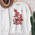 Chinese Dragon Sweatshirt Geschenke für alte Frauen