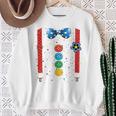 Clown Carnival Costume Clown Costume Clown Fancy Dress Confetti Sweatshirt Geschenke für alte Frauen