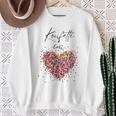 Confetti In The Heart Fancy Dress Carnival Costume Replacement Sweatshirt Geschenke für alte Frauen