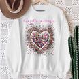 Confetti In The Heart Long-Sleeved Sweatshirt Geschenke für alte Frauen