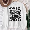 Cow Costume Carnival Fancy Dress Sweatshirt Geschenke für alte Frauen