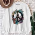 Cravate De Costume Hippie Avec Symbole De La Paix Des Années 60 Et 70 Sweater e Cadeaux pour les femmes âgées