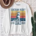 Dog Husky Papa -Intage Siberian Husky Dad Sweatshirt Geschenke für alte Frauen