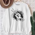 Drummer Musician Drumsticks Drummers Sweatshirt Geschenke für alte Frauen