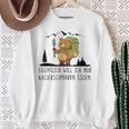 Eigentlich Will Ich Nur Kaiserenschmarrn Essen X Bär Berge Sweatshirt Geschenke für alte Frauen