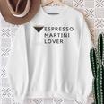 Espresso Martini Lover Statement Sweatshirt Geschenke für alte Frauen