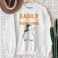 Facilement Distrait Par Les Pingouins Drôles De Dabbing Dab Danse Mignon Sweater e Cadeaux pour les femmes âgées
