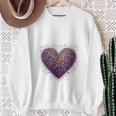 Fancy Dress Costume Confetti In The Heart Carnival Sweatshirt Geschenke für alte Frauen