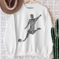 Footballer Football Children's Boys Sweatshirt Geschenke für alte Frauen