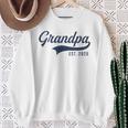 Grandpa Est 2025 Promocionado A Abuelo 2025 Nuevo Abuelo Camisa de entrenamiento Regalos para ancianas