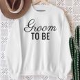 Groom To Be Script Wedding And BrideSweatshirt Geschenke für alte Frauen