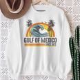 Gulf Of Mexico Since 1672 Vintage Beach Summer Vacation Sweatshirt Gifts for Old Women