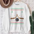 Happy Hockeydays Ice Hockey Fan Ugly Christmas Sweater Sweatshirt Geschenke für alte Frauen