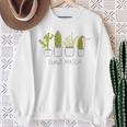 Hedgehog Hedgehog Perfect Match Cacti Sweatshirt Geschenke für alte Frauen