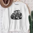 Ich Schnarche Nicht Spruch Farmer Farmer Tractor Blue Sweatshirt Geschenke für alte Frauen