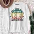 January 1985 40Th Birthday 1985 40 Years Decorative Sweatshirt Geschenke für alte Frauen