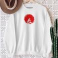 Japan Writing Backprint Sweatshirt Geschenke für alte Frauen