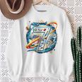 Kinder Astronaut 7 Geburtstag Weltraum Jungen 7 Jahre Raumschiff Sweatshirt Geschenke für alte Frauen