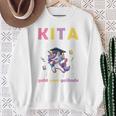 Kinder Kita Abgänger 2025 Schulkind Einschulung Schule Bye Bye Kiga Sweatshirt Geschenke für alte Frauen