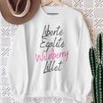 Liberte Egalite Wildberry Lillet Wein Sommer Cocktail Malle Sweatshirt Geschenke für alte Frauen